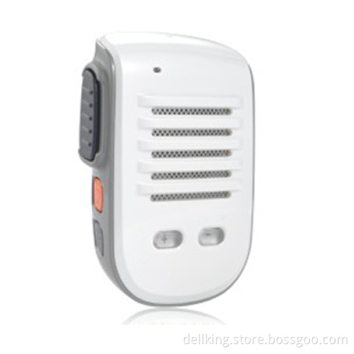 White Bluetooth Wireless Lond Speaker and Microphone for Zello/Azetti Walkie Talkie APP Ptt